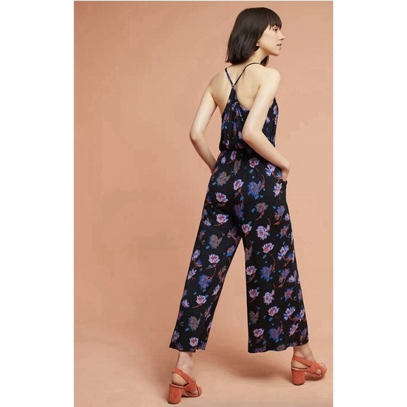 Anthropologie Moulinette Soeurs Willa Tie Waist Jumpsuit Women’s Size Medium M - Picture 2 of 8